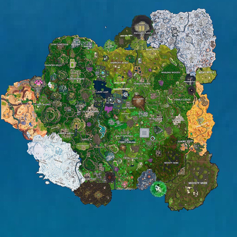 Changes in the new map