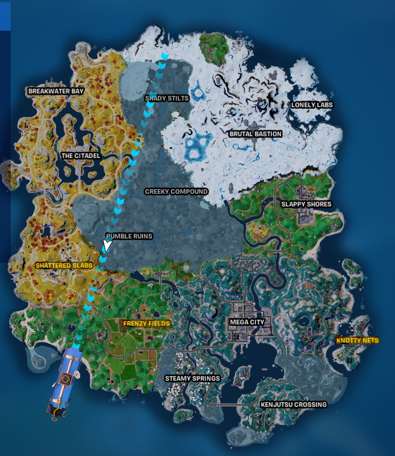 Fortnite Map Chapter 4 Season 3